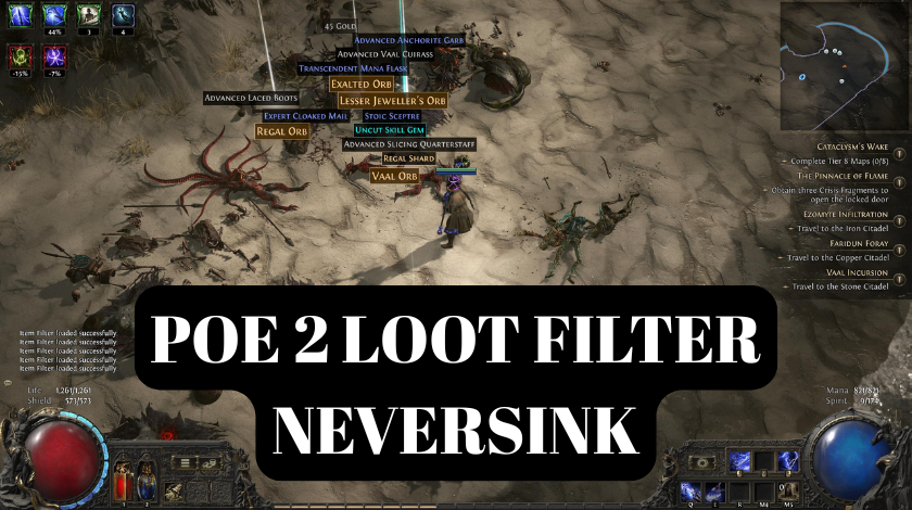 poe 2 loot filter neversink